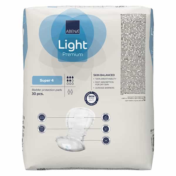 Abena Light Super 4 - 850 Ml Absorbency