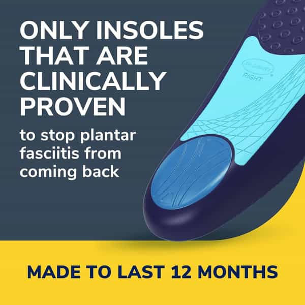 Dr. Scholl Men's Pain Relief Orthotics For Plantar Fasciitis Size 8-13 - 1 Pair