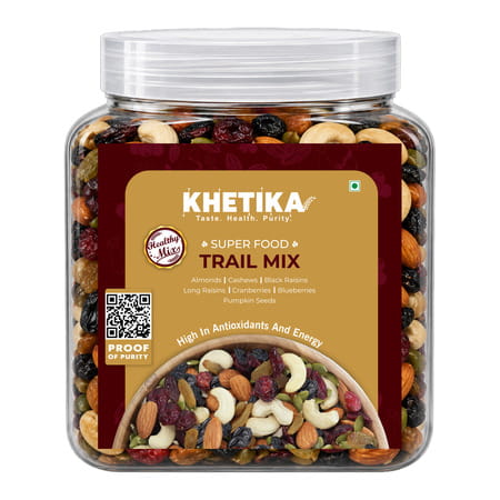 Khetika Premium 7-In-1 Trail Mix Jar - 450g