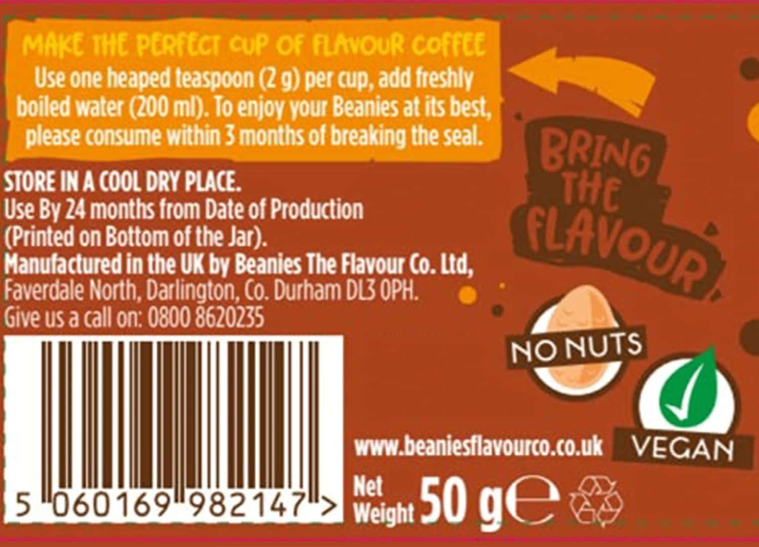 buy-beanies-flavoured-instant-coffee-chocolate-orange-50g-online
