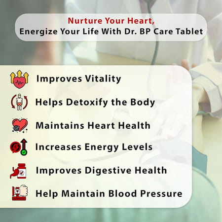 Jeena Sikho Dr. Bp Care Ds | Maintain Heart Health | Helps Control Blood Pressure | 60 Tablets