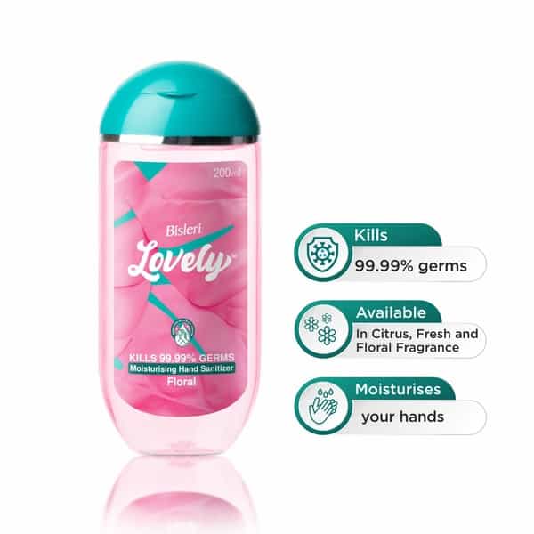 Bisleri Lovely Hand Sanitizer Gel - 200 Ml