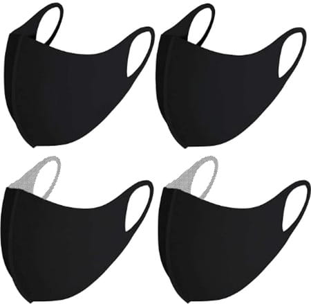 Arcatron Mobility Combo 2 Silver+ 2 Copper Treated Face Mask - Breathable & Stretchable - Washable