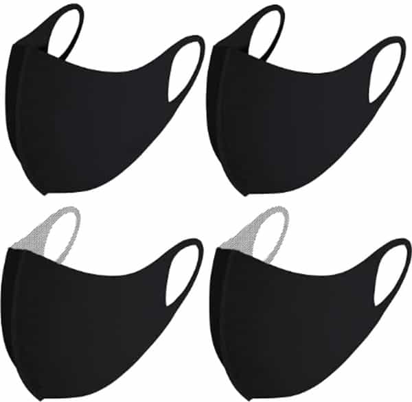 Arcatron Mobility Combo 2 Silver+ 2 Copper Treated Face Mask - Breathable & Stretchable - Washable
