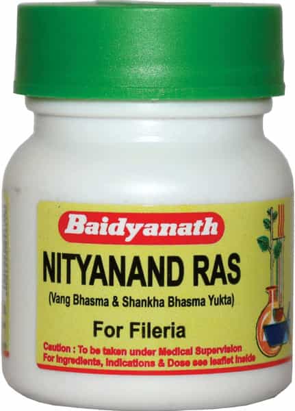 Baidyanath Asli Ayurved Nityanand Ras (40 Tablets) (Pack Of 2)