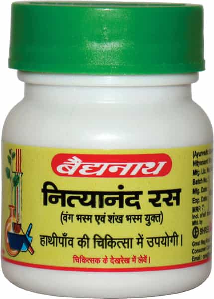 Baidyanath Asli Ayurved Nityanand Ras (40 Tablets) (Pack Of 2)