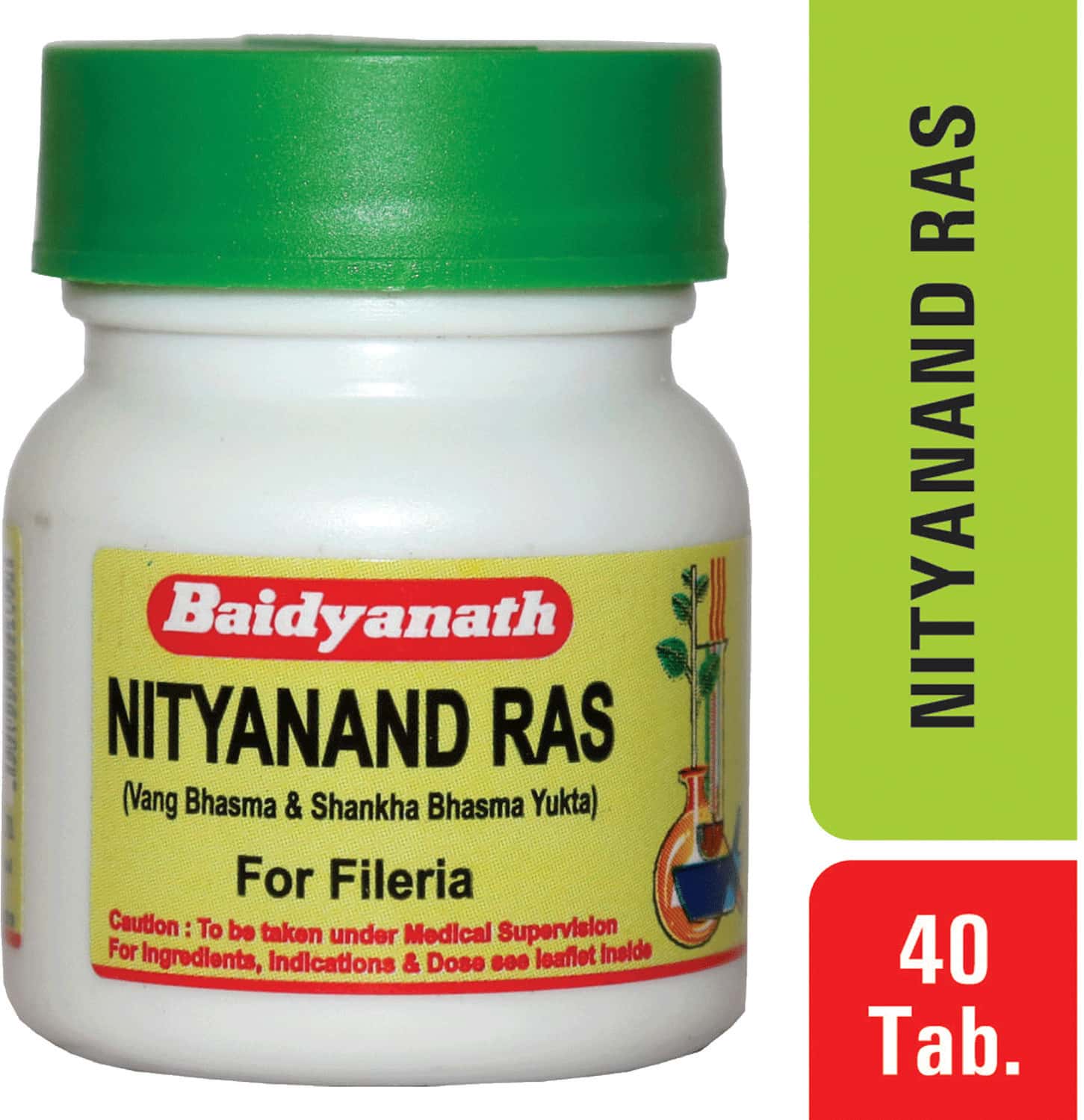 Buy BAIDYANATH NAGPUR NITYANAND RAS (40 TABLETS) (PACK OF 2) Online