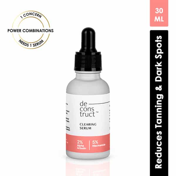 Deconstruct Clearing Serum- 2% Alpha Arbutin + 5% Niacimide- (30 Ml)