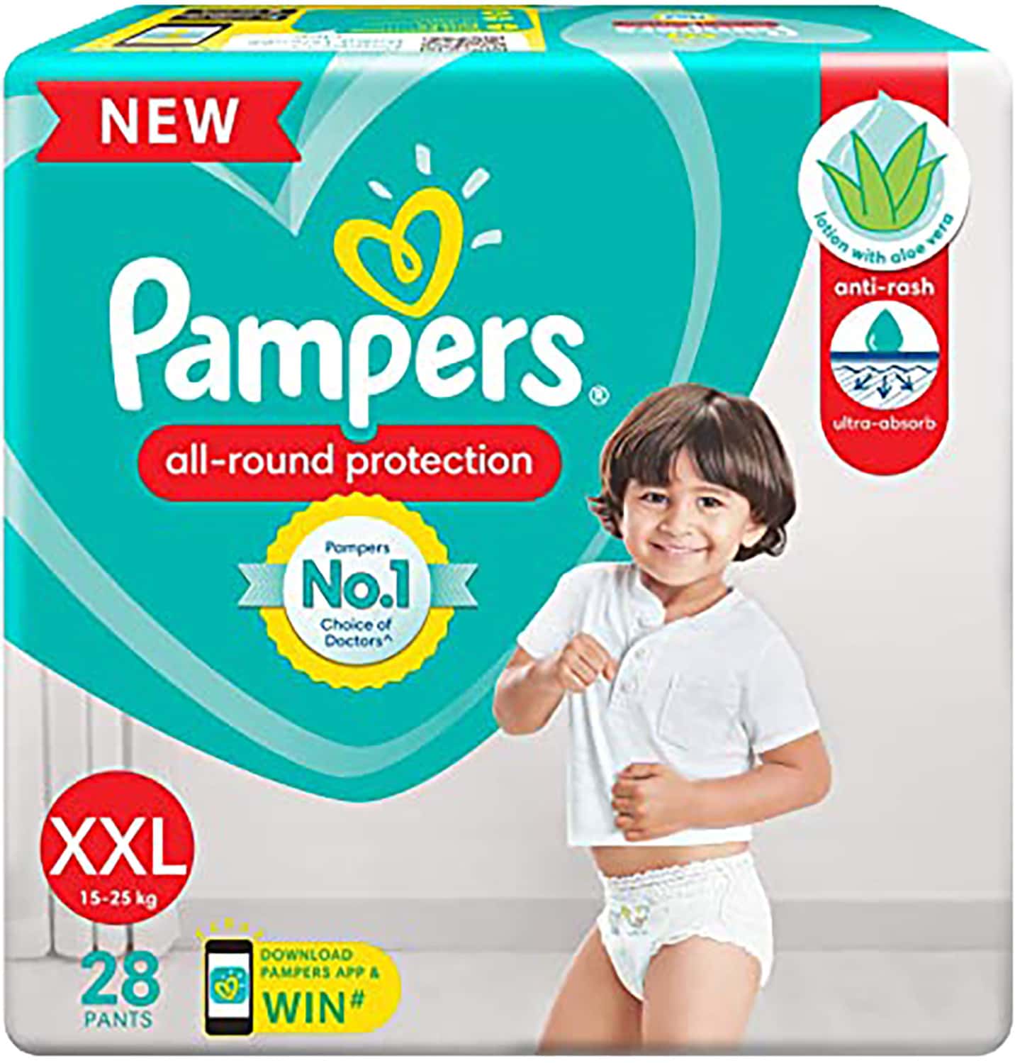 Pampers New Diapers Pants Xx-Large - 28 Count