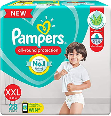 Pampers New Diapers Pants Xx-Large - 28 Count