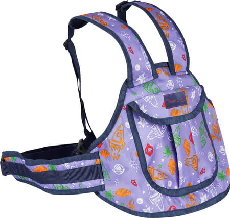 Magic Seat- 2 Wheelerkids Safety Seat Belt For 2 Wheelers (Purple-Universe)