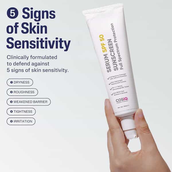 Cos-Iq Outdoor Sunscreen Serum Spf 50 Pa++++ Broad Spectrum 100Ml Uva Uvb And Ir Protection