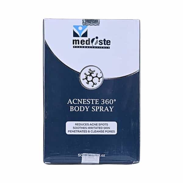 Acneste 360 Body Spray | Reduces Acne Spots Soothes Irritated Skin Penetrates & Cleanse Pores | 50Ml