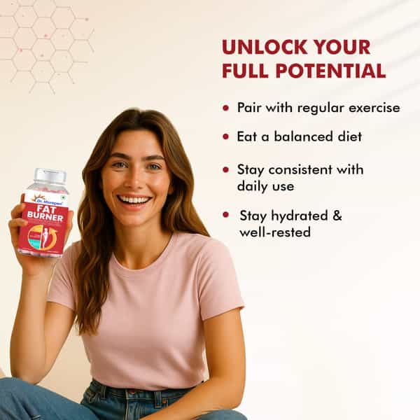 Dr. Morepen Fat Burner | Appetite Control Weight Management & Metabolism Support | Tablets | 60 No's