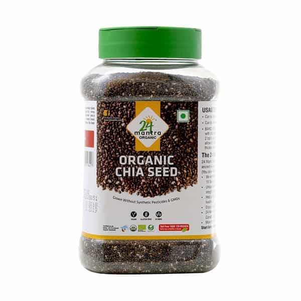 24 Mantra Organic_chia Seeds 350Gm | Pack Of 2