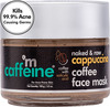 Mcaffeine Anti Acne Cappuccino Coffee Face Mask - Clay Face Pack With Salicylic Acid For Oil Control