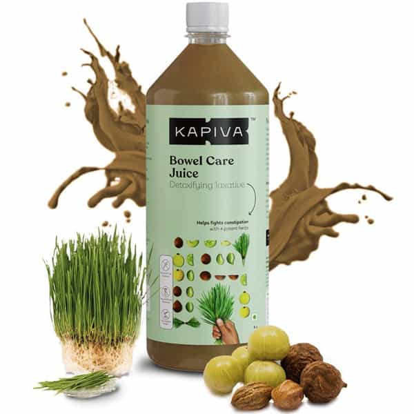 Kapiva Bowel Care Juice 1L | Power Of Triphala And Wheatgrass To Fight Constipation |Detoxification