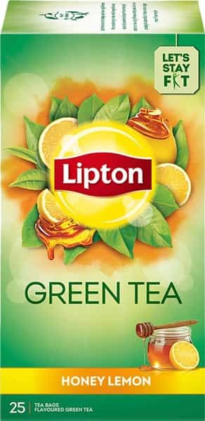 Lipton Honey Lemon Green Tea Bags 25 Pc