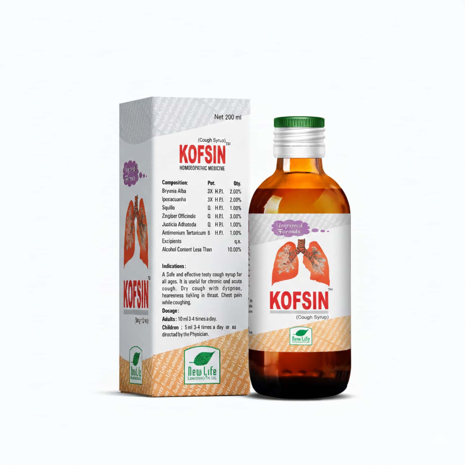 New Life Nl Kofsin Syrup | 200ml