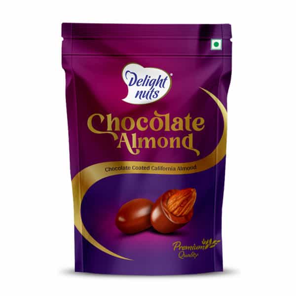 Delight Nuts Chocolate Almonds - Premium Quality 200Gm