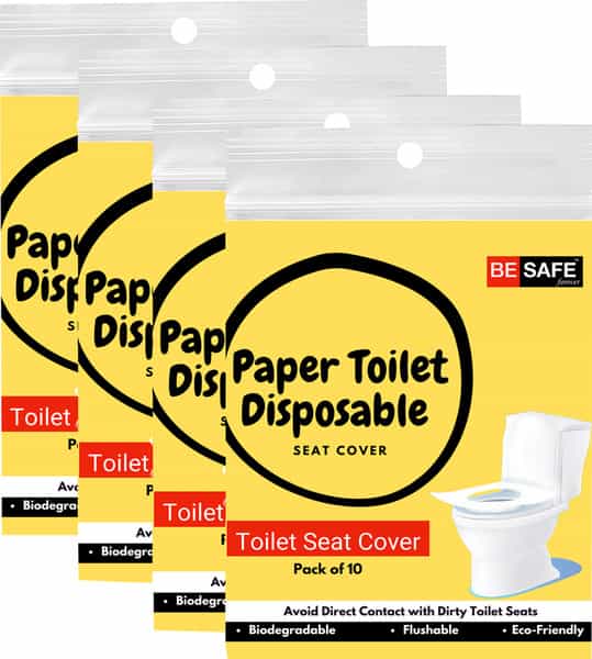 Besafe Forever Disposable Paper Toilet Seat Cover 40 Sheets Yellow