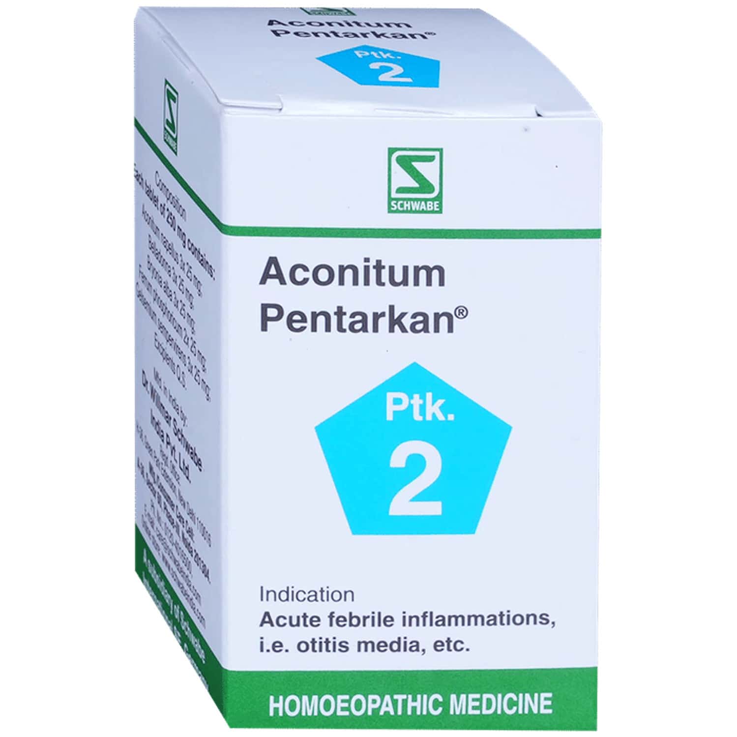 Dr. Willmar Schwabe India Aconitum Pentarkan Tablet 20 No's