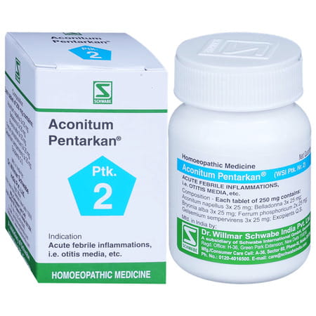 Dr. Willmar Schwabe India Aconitum Pentarkan Tablet 20 No'S