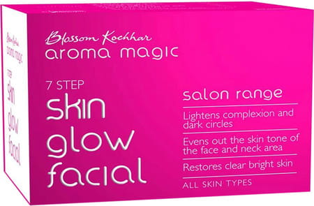 Aroma Magic 7 Step Skin Glow Facial Kit Salon Range (all Skin Types) - 13ml+25gm