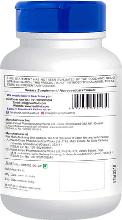 Healthvit Shigruvit Moringa Pterygrosperma - 250 Mg 60 Capsules