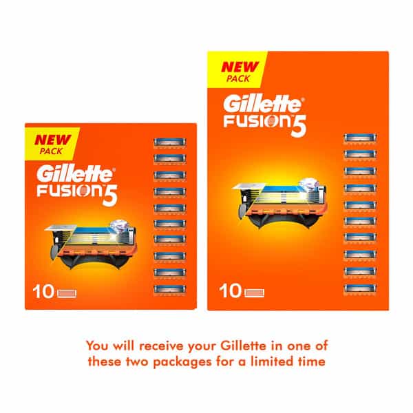 Gillette Fusion 5 Shaving Blades Pack Of 10