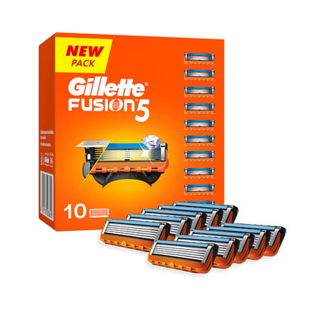 Gillette Fusion 5 Shaving Blades Pack Of 10