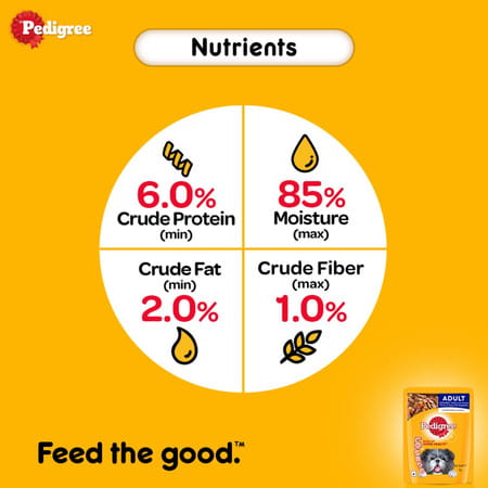 Pedigree Adult Wet Dog Food | Chicken | Liver & Vegetables Chunks In Gravy | 70 G | (Pack Of 30)