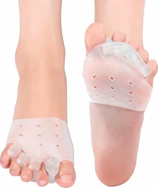 Skudgear 2-In-1 Pack Of One Pair Bunion Corrector Toe Separator + One Pair Of Toes Aligner Foot Pad