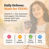 Healthbest Teens Vitamin C & Zinc Gummies For Daily Glow & Energy |Orange Flavour| 30 Gummies