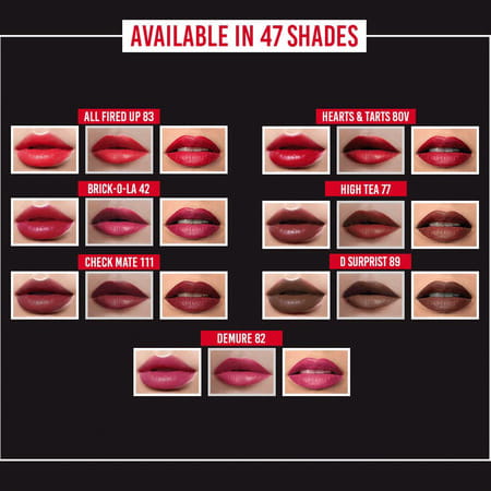 Colorbar Velvet Matte Lipstick- Brick