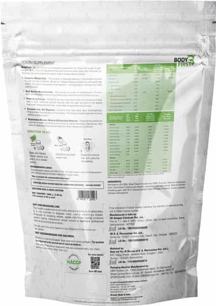Bodyfirst Weight Gainer With Multi Vitamins And Minerals Banana Fantas