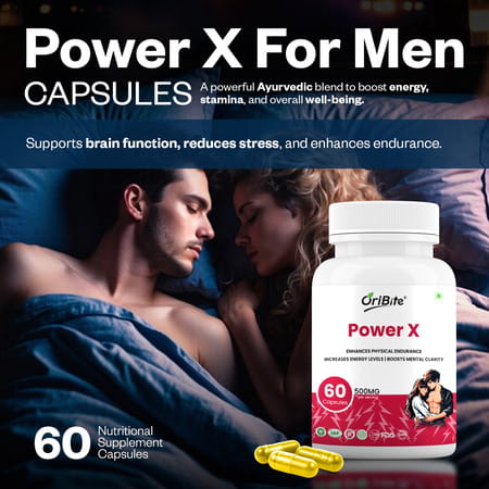 Oribite Power X Performance Boosting Capsules For Energy 60 Capsules