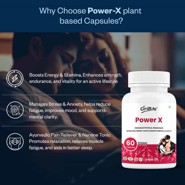 Oribite Power X Performance Boosting Capsules For Energy 60 Capsules