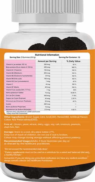 Top Gummy Multivitamin Gummies For Adults - 30 Gummies (Orange Flavor)