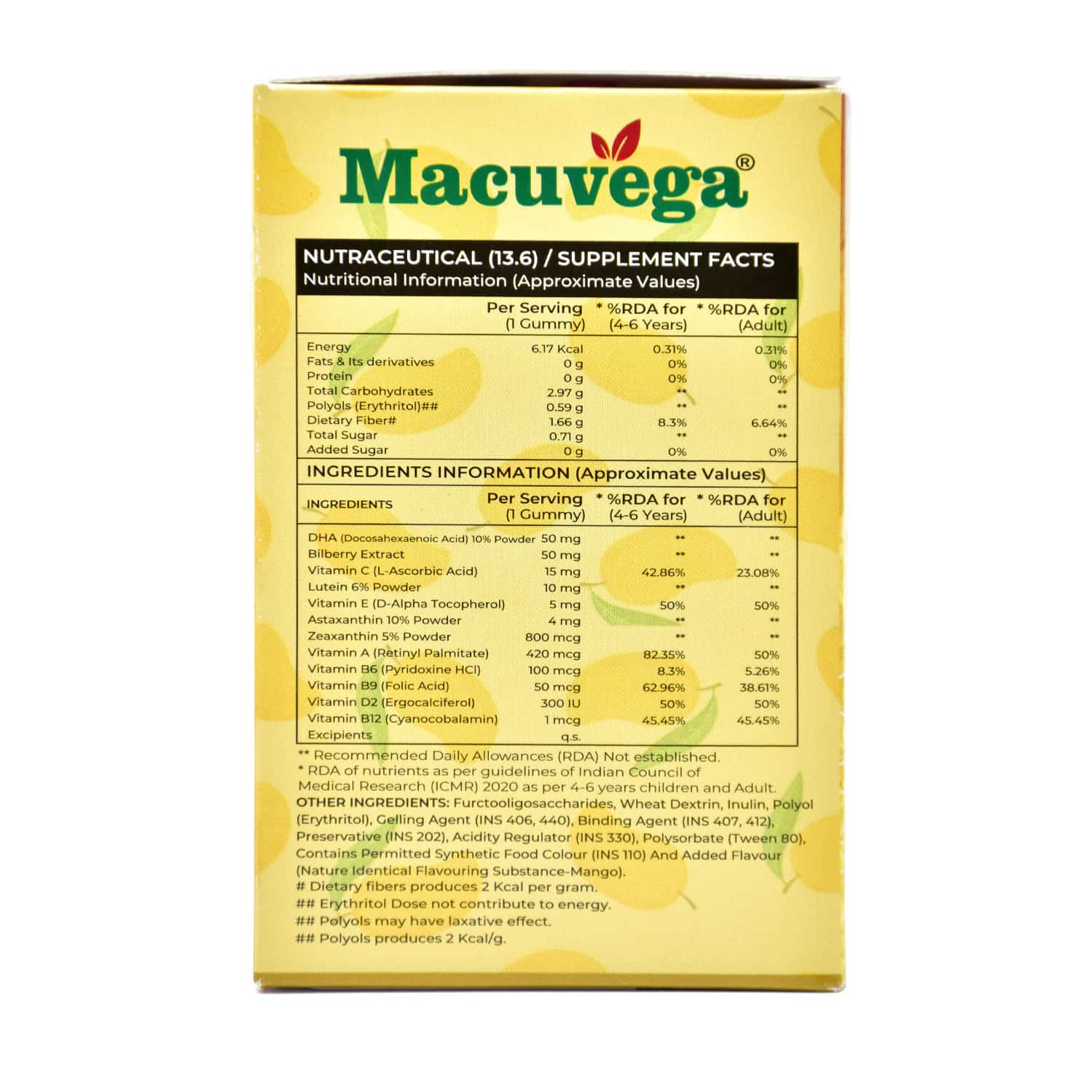Macuvega Eye Care Gummies