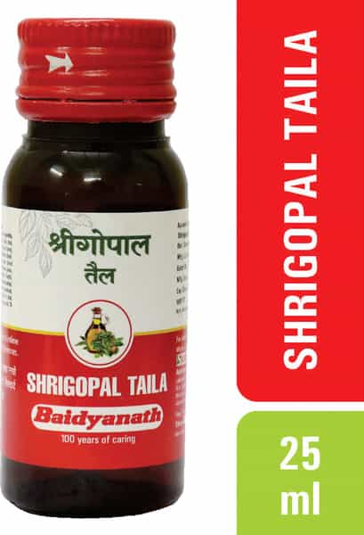 Baidyanath Asli Ayurved Shrigopal Tail - 25 Ml (Pack Of 2)