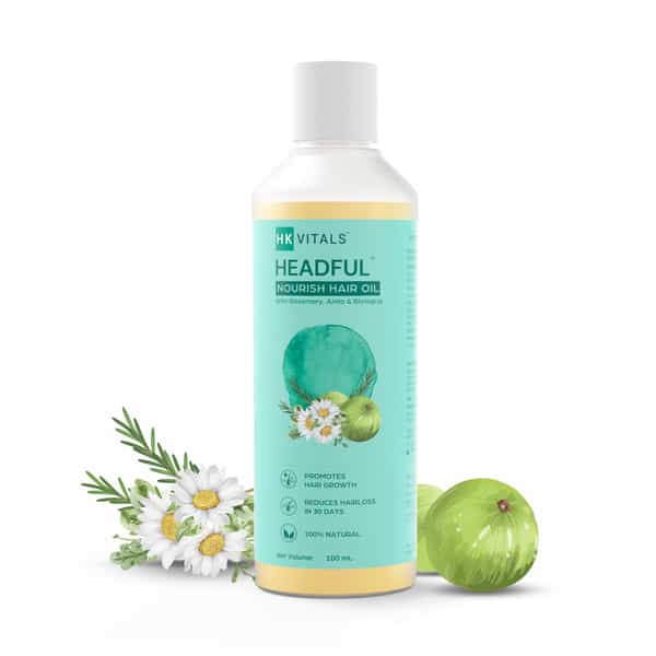 Hk Vitals Headful Nourish Hair Oil With Rosemary | Amla For Hair Growth | 100 Ml