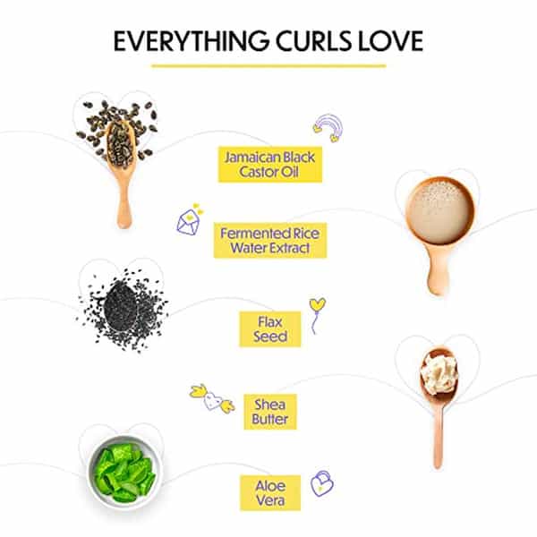 Curlvana Ultimate Curly Hair Kit- Shampooy+Conditioner+Mask+Styling Gel+Leave In Cream|200Ml Each