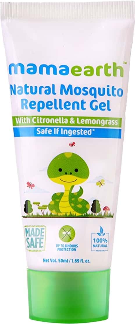 Mamaearth Natural Mosquito Repellent Gel Box Of 100 Ml (Pack Of 2x50ml)