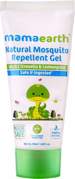 Mamaearth Natural  Mosquito Repellent Gel  Box Of 100 Ml (Pack Of 2X50ml)