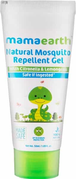 Mamaearth Natural  Mosquito Repellent Gel  Box Of 100 Ml (Pack Of 2X50ml)