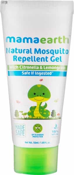 Mamaearth Natural  Mosquito Repellent Gel  Box Of 100 Ml (Pack Of 2X50ml)