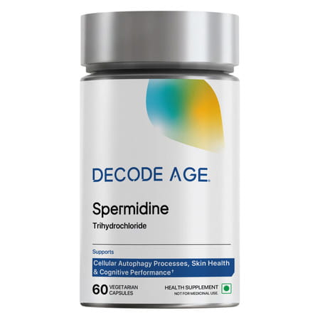 Decode Age Spermidine Supplement | Supports Autophagy | Immunity | 10Mg | 60 Capsules | Veg