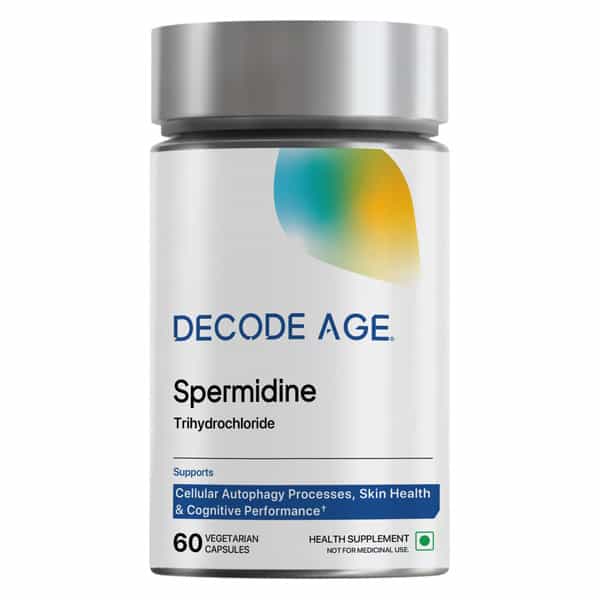 Decode Age Spermidine Supplement | Supports Autophagy | Immunity | 10Mg | 60 Capsules | Veg
