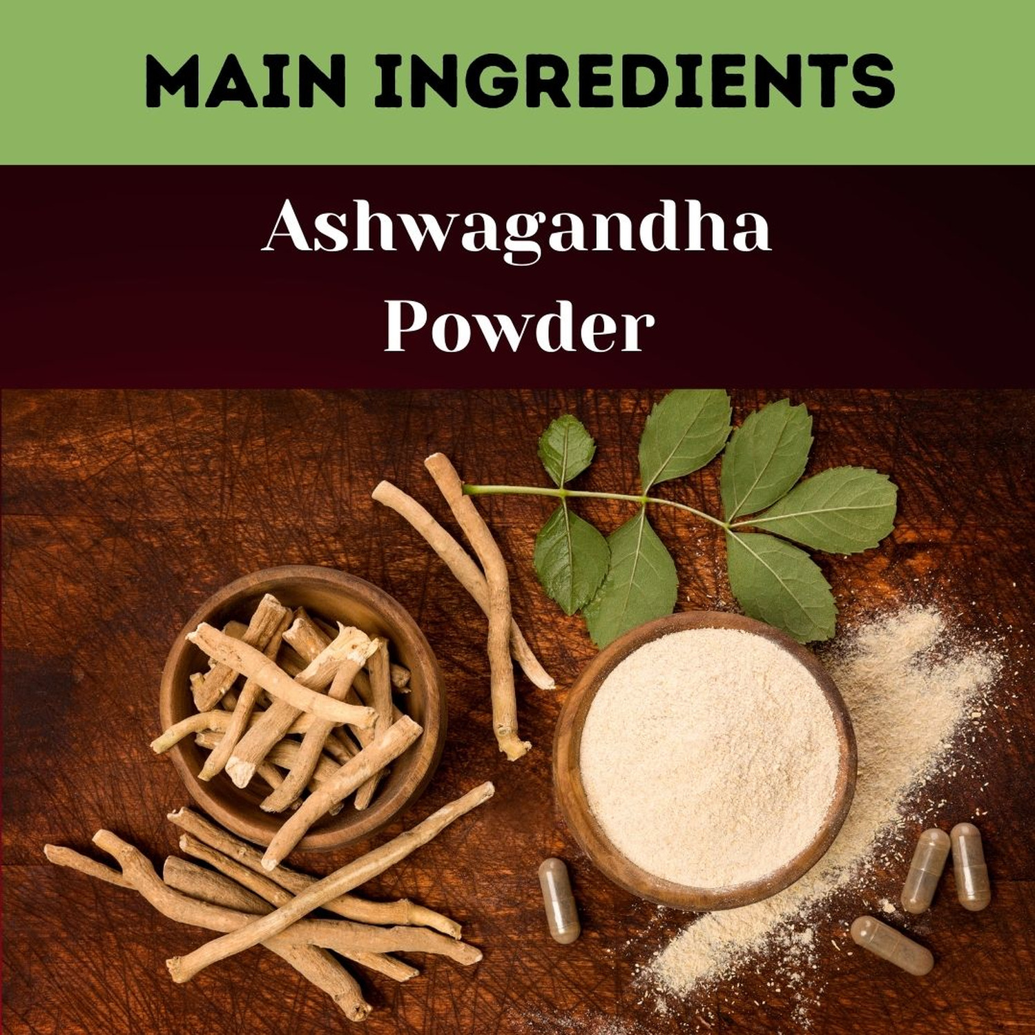 Herbal Hills Ashwagandha Powder - 1 Kg Powder - Pack Of 4 - Withania Somnifera